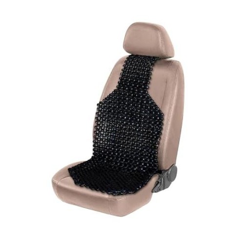 Beaded seat cover - cover,, wood