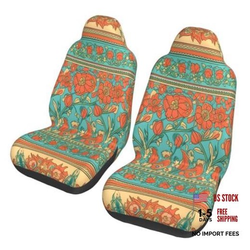Bohemian car seat - covers,, 2pc