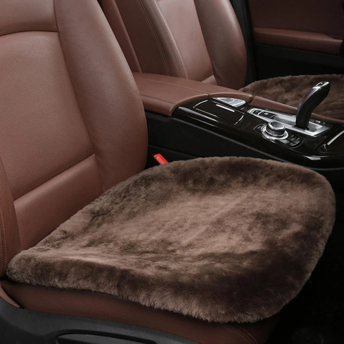 Sheepskin car seat cushion - car,